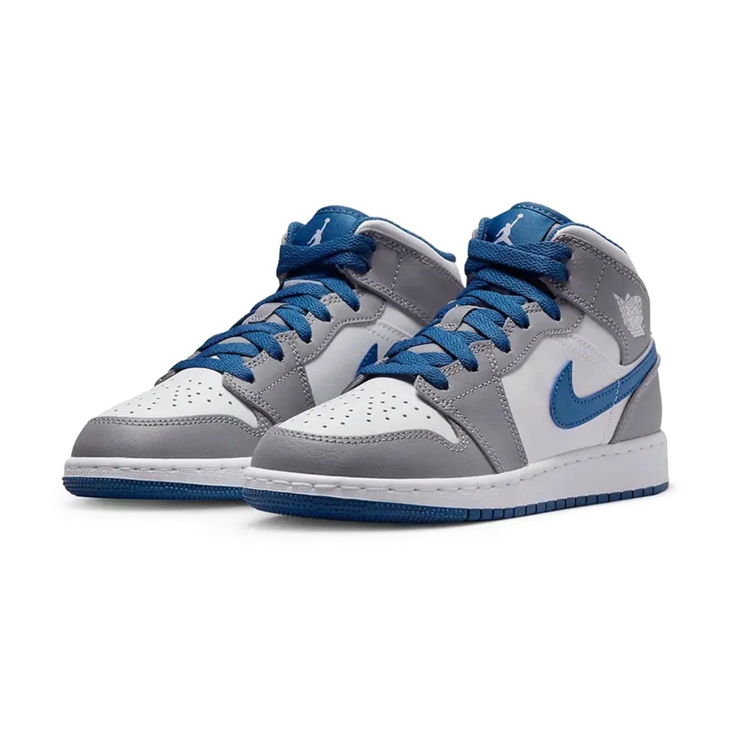 Jordan 1 Mid True Blue Cement (GS)