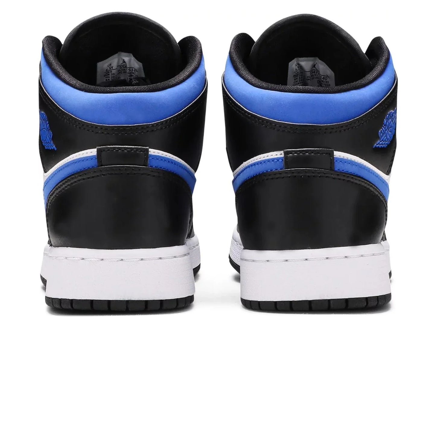Jordan 1 Mid White Black Racer Blue (GS)